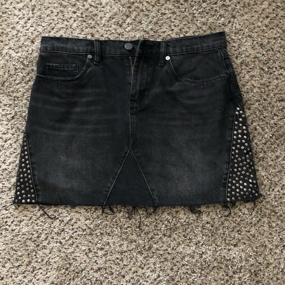BLANKNYC black denim skirt